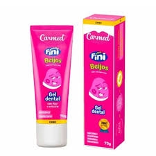 CARMED GEL DENTAL C/FLUOR 70G SABOR BEIJO - 800022799933