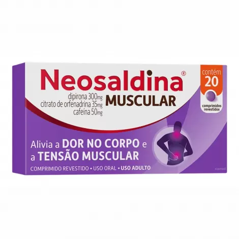 NEOSALDINA MUSCULAR C/20 CPR REVESTIDO - 800023372968