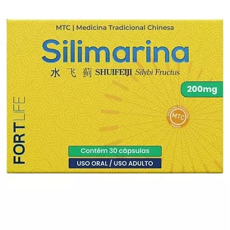 SILIMARINA 200MG C/30 CPS FORTLIFE - 800021055381