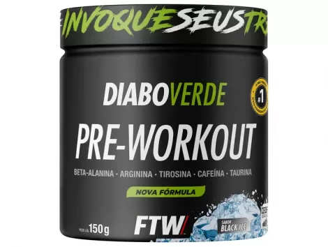 PRE TREINO DIABO VERDE - SABOR BLACK ICE 150G - 800023334587
