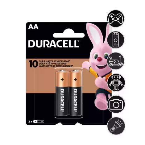 PILHA DURACELL AA PEQUENA C/2 - 800001663685