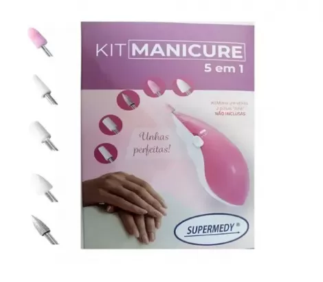 APARELHO MANICURE KIT 5 EM 1 SUPERMEDY - 800023763660