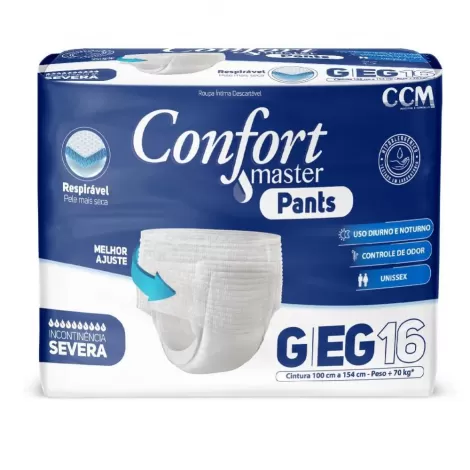 FRALDA CONFORT MASTER PANTS JUMBO G/EG16 - 800023560150