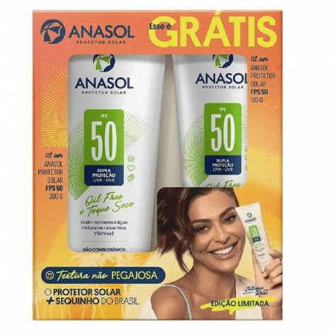 ANASOL PROTETOR KIT JU PAES FPS50 200G +FACIAL FPS50 60G - 800054563711