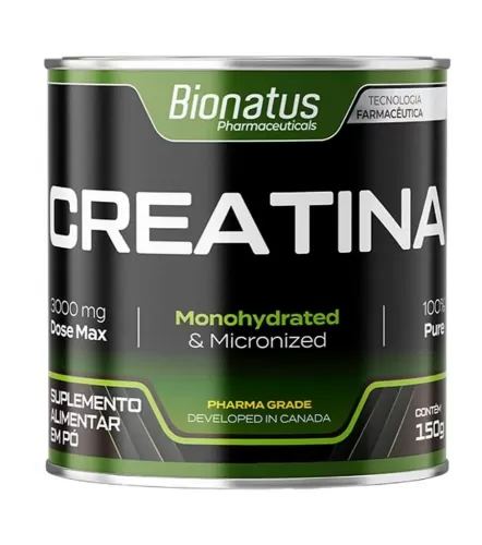 CREATINA MONOHYDRATED 150G BIONATUS - 800023087203