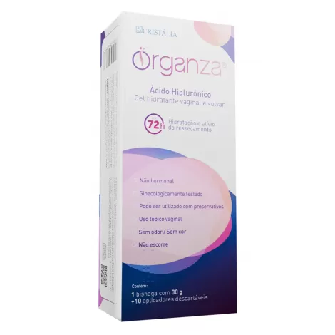 ORGANZA GEL HIDRATANTE 30G C/10 APLICADOR VAGINAL - 800024848737