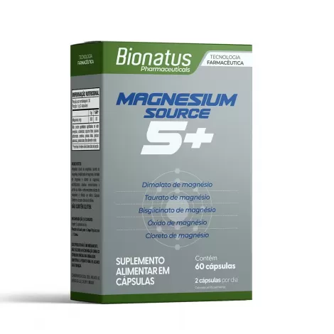 MAGNESIO MAGNESIUM SOURCE C/60 CPS BIONATUS - 800026421523